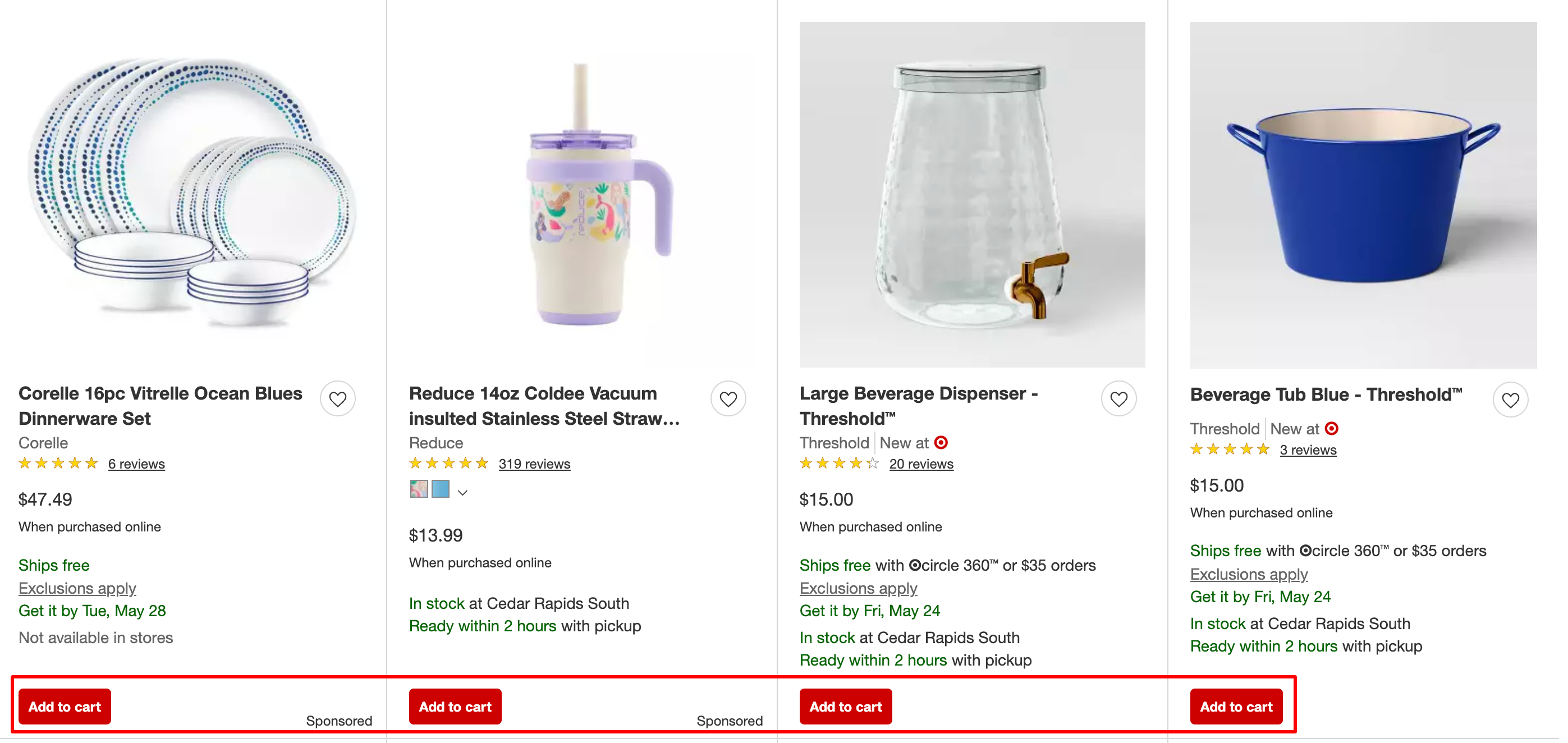 Add To Cart button