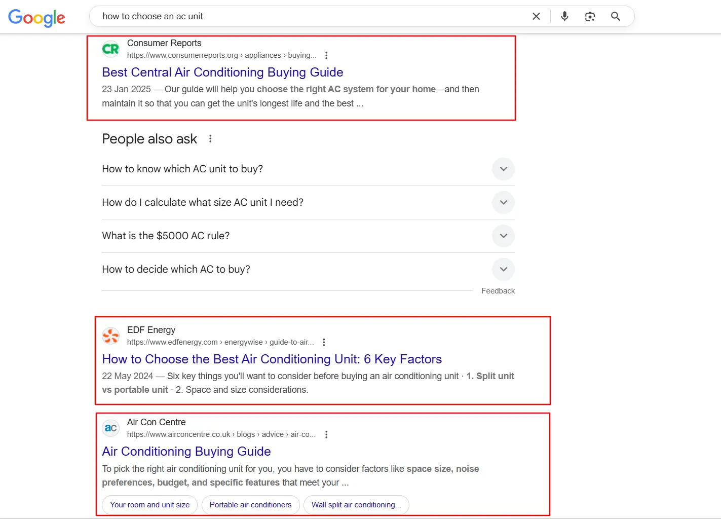 AI Sources vs Organic Results