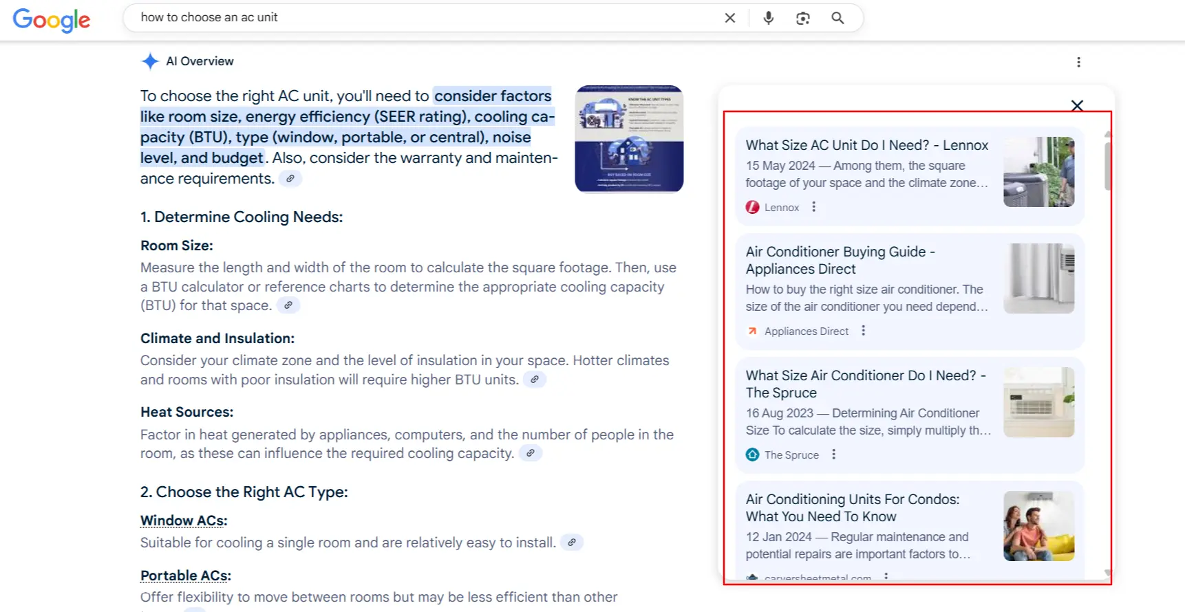 Direct Concise Content Example