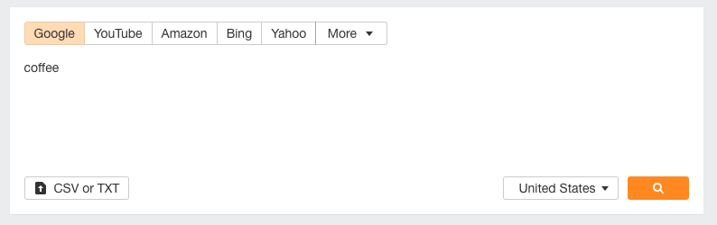 Ahrefs Coffee as Keyword
