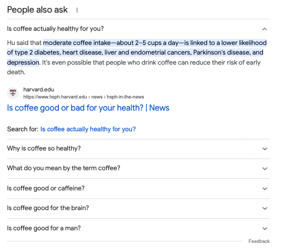 People Also Ask Expanded