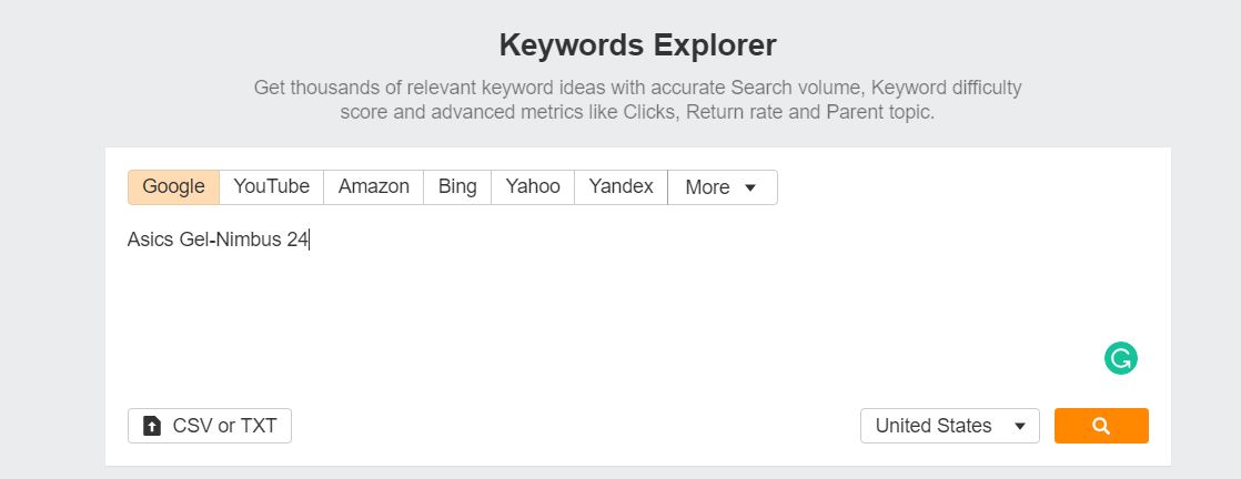 keywords