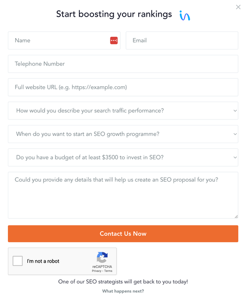 Fill out a form